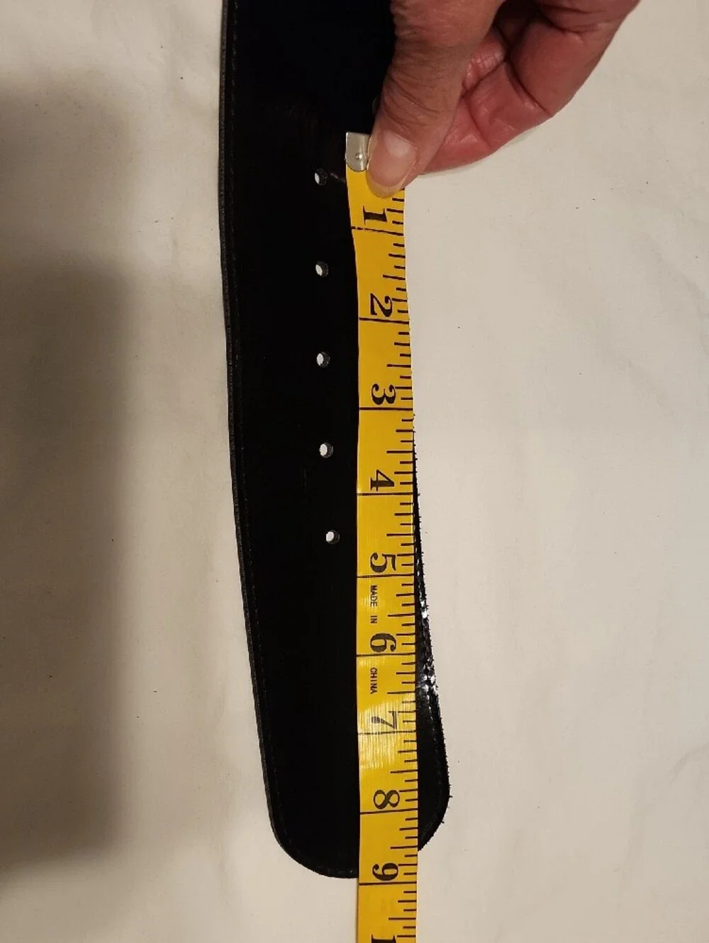 Black Patent Waist Belt for Women